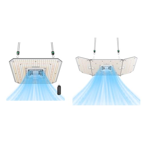 VIVOSUN AeroLight A150SE and AeroLight Wing AW200SE, LED Grow Light 200W with Integrated Circulation Fan, for 2x4/3x3 Grow Tent