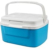 GUAIMIL【強化版】 クーラーボックス 小型 8L 冷蔵ボックス 保冷バッグ 3層断熱 保冷 保温 防水 軽量 クーラー クーラーバッグ ランチバッグ 携帯クーラーボックス クーラーBOX 釣り BBQ ピクニック 遠足 花火会 バーベキュー キャンプ (ブルー)
