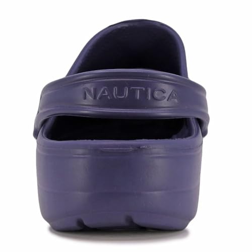 Image of Nautica Men's Clogs - Athletic Sports Sandal - Slip-On with Adjustable Back Strap - (Water Shoes /Fuzzy Slippers) River Edge