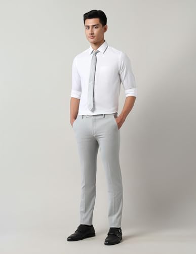 Image of Arrow Slim Fit Mens Formal Shirt - 100% Cotton, Breathable & Comfortable, Full Sleeves Shirts for Men