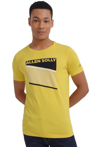 Image of Allen Solly Men's 100% Cotton Regular Fit T-Shirt