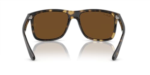 Ray-Ban RB4547 Boyfriend Two Sunglasses, Havana/Brown Polarized, 60 mm - image 4