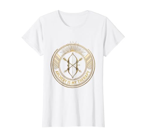 Archery Is My Therapy Bow & Arrow T-Shirt