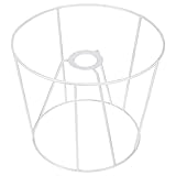 COLLBATH Supporto Paralume in Ferro Verniciato per Lampadario Soffitto Telaio Gabbia Filo Resistente per Creazione Paralumi Personalizzati Struttura Sospensione Decorativa DIY