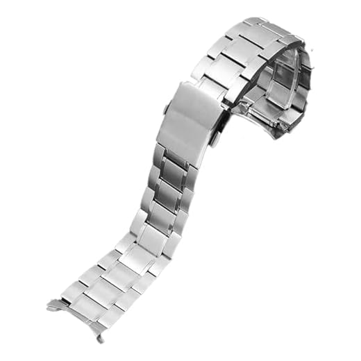 Compatível com relógios Casio MDV106-1AV/MTP-VD01, pulseira de relógio masculina Casio MDV-106 de substituição, Pulseira de aço inoxidável prata, One Size, Hydro