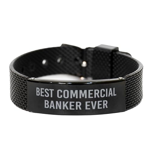 Best Commercial Banker Ever Bracelet Christmas Gift for Him Men Coworker