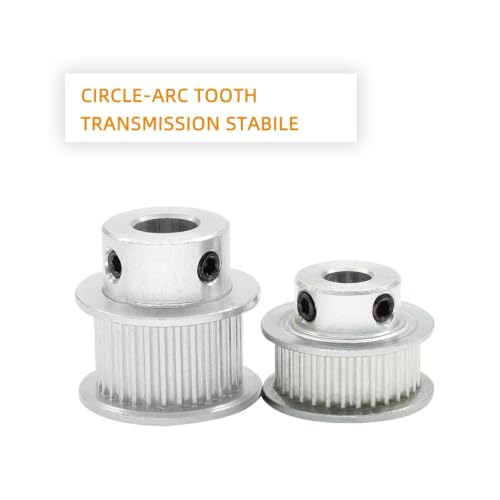 Poulie de transmission GT2 35 dents alésage 4-10mm pour courroie d'imprimante 3D - 4
