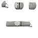 Menolana Yoga Mat Carrying Bag Storage Resistant Portable Carrier Fitness Mat Holder for Pilates Sports Office Yoga Class Gym, Gray