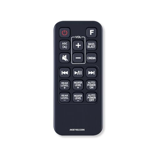 Image of 7SEVEN Compatible for Lg Soundbar Remote Control Original AKB74815396 Model Match Exactly Key by Key to Replicate Performance as Like Genuine Control