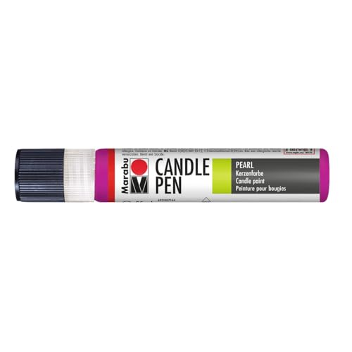 Marabu 18050009211 - Bougie Liner Violet - Crémeuse - Peinture cirée douce à base d'eau - Résistant à la lumière - Inodore - Résistant aux intempéries - Décoration de bougie légère - 25 ml