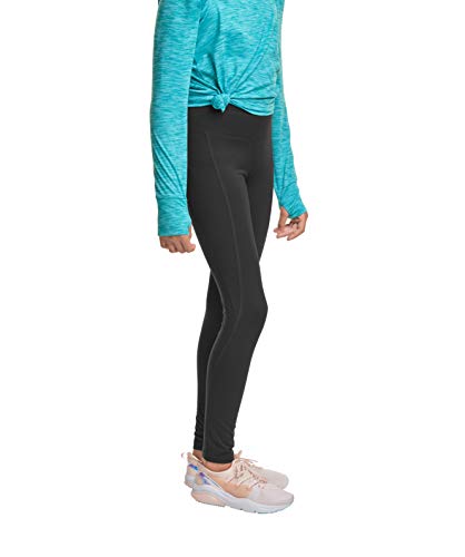 C9 Champion Girls' Elevated Pocket Tight, Ebony, XL3