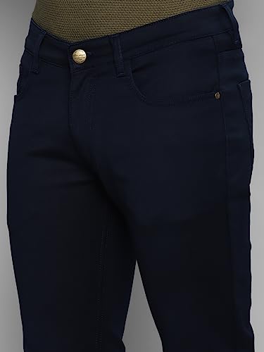 Image of Allen Cooper Regular Comfortable Mid Rise Denim Jeans for Men