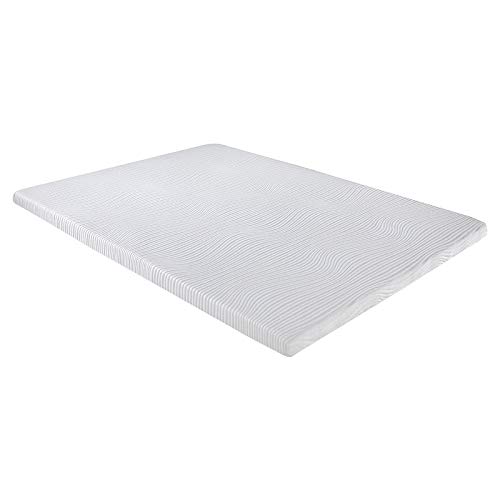 Aznar Sobrecolchón Topper viscoelástico Tejido stresch Altura 5 cm - 135x190cm