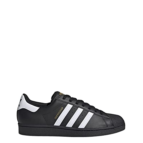 adidas Originals Superstar Sneaker, Tenis Hombre, Negro Blanco Negro, 37 1/3 EU