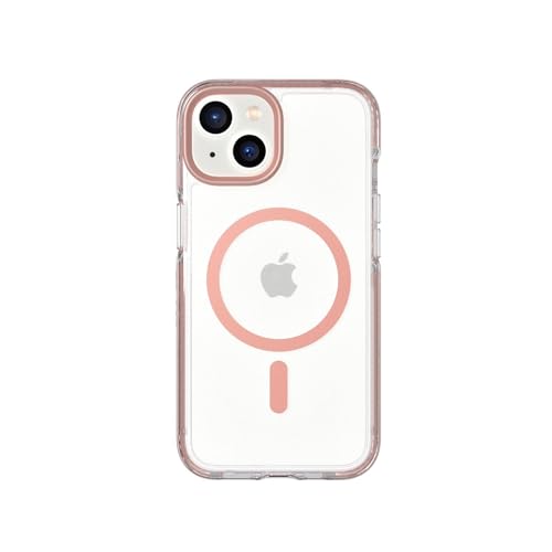 Image of tech21 Evo Crystal Case for iPhone 14 with MagSafe - Rose Gold