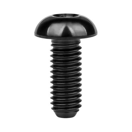 Image of Titanium Bolt M3 8 10 12 15mm Allen Key Head Screws for Bicycle Pack of 4 (Black, M3x12mm)