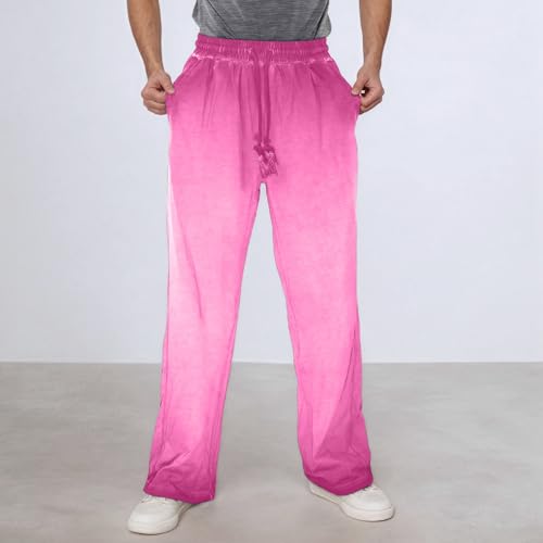 Pantalones de chándal Y2K holgados en algodón vintage con bolsillos y cintura elástica para hombre 3