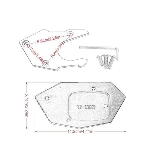 Extension béquille latérale CBR650R agrandisseur de support moto - 3