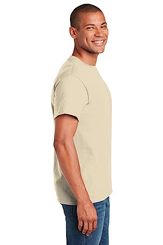 Gildan Men's Heavy Cotton T-Shirt, Style G5000, 2-Pack MED-Sand4
