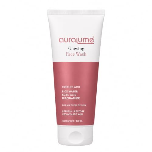 Image of Auralume Glowing Face Wash with Rice water & Niacinamide.