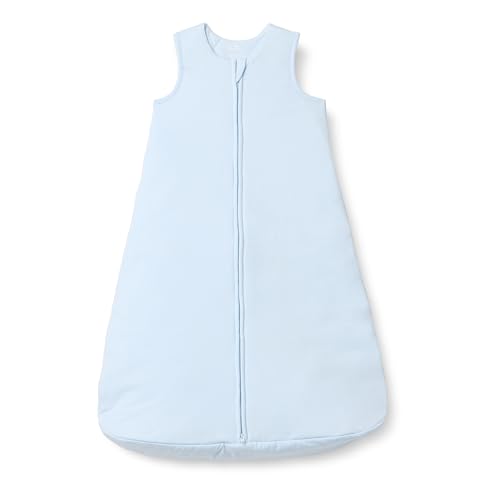 Amazon Essentials x Sofia Grainge Unisex Babies' Cotton Sleep Sack, 2.5 TOG Wearable Blanket, Pale Blue, 18-24 Months