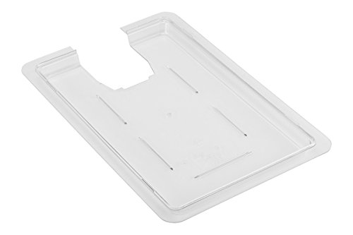 PolyScience Culinary 64 Liter Custom Dual Cut Chef Series Polycarbonate Lid, 18 x 26, Clear