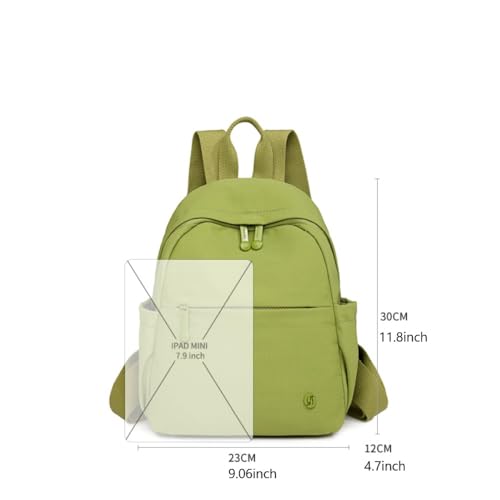 Mini sac à dos pour femmes en nylon léger chic et décontracté - 4