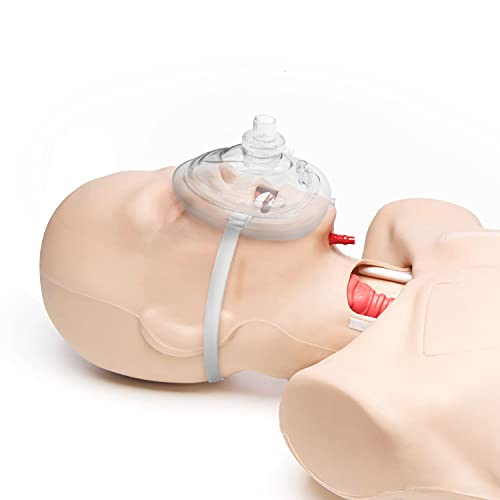 AIESI® Pocket Mask professionelle maske beatmungsmaske für beatmung mund zu mund mit einwegventil und filter, CPR Mask-Resuscitator