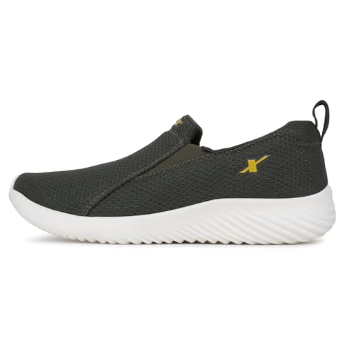 Image of SPARX Sports Shoes SM-651 for Men - Premium Lace-Up Sports Shoes with Breathable Mesh, Superior Comfort & Active Performance Olive