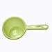 JapanBargain 3040x2, Japanese Plastic Water Ladles Bath Ladle Dipper Filipino Tabo Flat Bottom Bath Water Scoop, Made in Japan, Green, Set of 2
