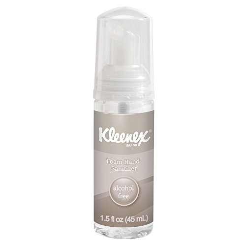 Kleenex Alcohol Free Foam Hand Sanitizer (34136), Clear, Unscented, 1.5