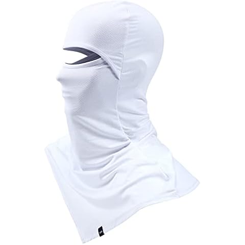 Balaclava Summer Protection Face Mask Breathable Motorcycle Hood Helmet Liners Outdoor Cycling Hiking Sports White Cover