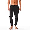 Iron Mountain Men's Jogging Bottoms Reclaimed Yarn Sweatpants Comfortable Jog Pants, Black, XXL #1