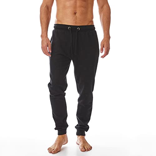 Iron Mountain Herren Jogginghose Umweltfreundliche Jogginghose aus recyceltem Garn, Jogger, Trainingshose mit Bündchen, Schwarz, M