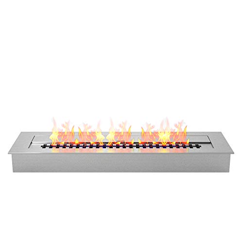 Regal Flame PRO 24 Inch Bio-Ethanol Fireplace Burner Insert 4.8 Liter