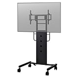 ハヤミ工産 テレビスタンド 85V型まで対応 VESA規格対応 キャスター付き ブラック PH-827B