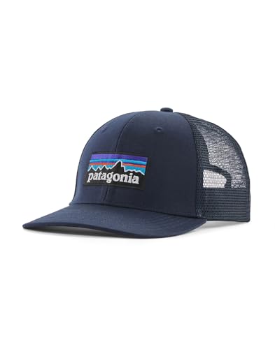 Patagonia 38289 Nena Logo Trucker Hat for Men blue One Size