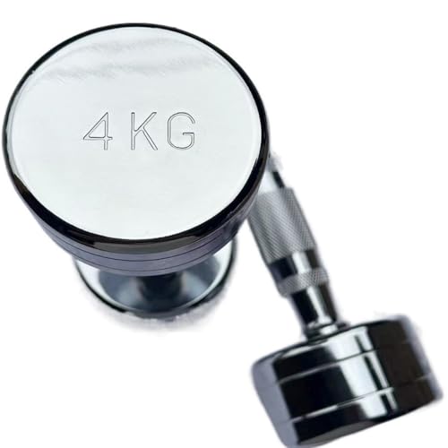 �_���x�� �y�A �Z�b�g�ő̍|1kg/2kg/3kg/4kg/5kg/6kg/7kg/8kg/9kg/10kg ��̐��^ �R���p�N�g ���[�֗��ƒ�p �_���x���Z�b�g �ؗ̓g���[�j���O �؃g�� �X�`�[���� ���L�f�� (4kg*2)
