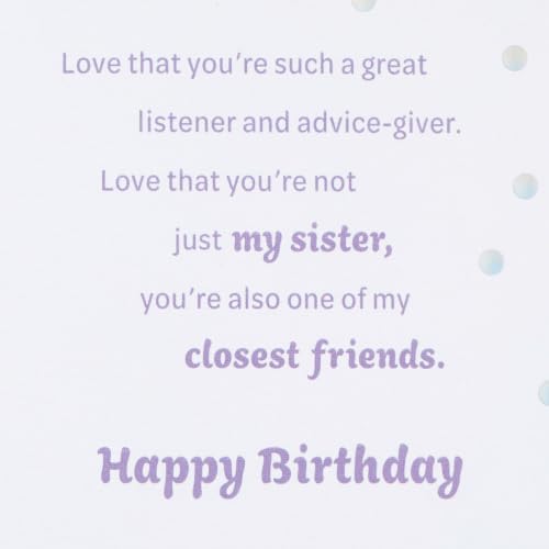 Image of Hallmark Birthday Card for Sister (One of My Closest Friends)