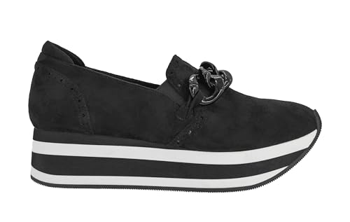 Corkys Footwear So What Slip-On 1.75-inch Platform Sneakers, Cushioned Insoles, Chunky Chain Detail, Comfortable, Stylish, Trendy Footwear2