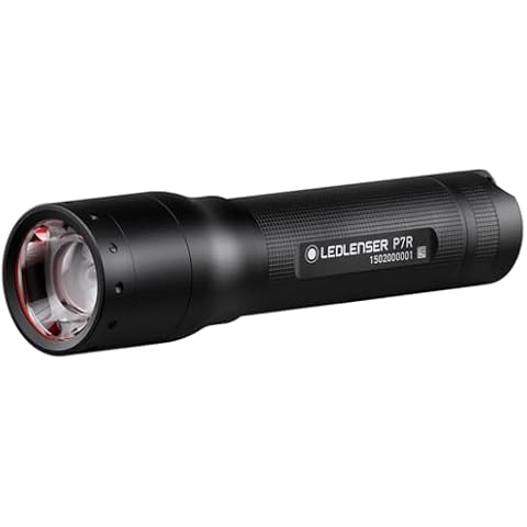 Ledlenser, P7R Rechargeable Flashlight, High Power LED, 1000 Lumens, Light for Home, Camping, Tactical, and Emergency Use Cover