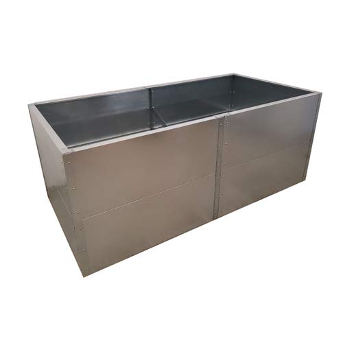 Preisvergleich Produktbild prima terra Hochbeet Stahl verzinkt Simplex Erweiterungspaket auf 196x98cm Höhe 78cm
