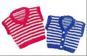 Child's Pullover & Vest to Knit K2.5 Dovetail Designs by Val Love