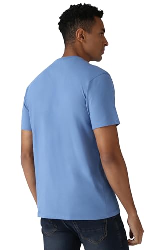 Image of Peter England Men's Cotton Regular Fit Crew Round Neck Tshirt