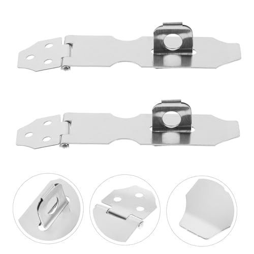 Image of DOITOOL 32pcs Heavy Duty Hasp Latch for Barn Doors Cabinets and Buckle Unique Design for Versatile Use and Easy Installation