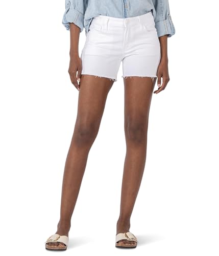 KUT from the Kloth Womens Gidget Fray Short Optic White 0