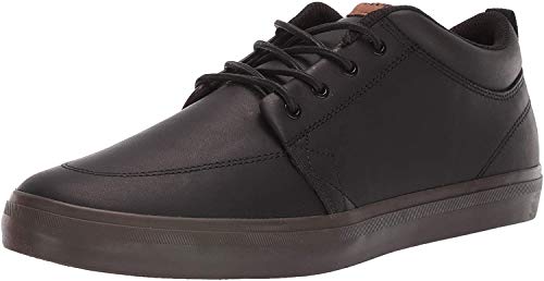 Image of Globe mens Gs Chukka Skate Shoe, Black Leather /Chocolate, 10.5 US
