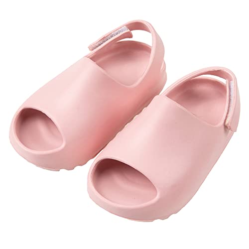 Image of Toddler Little Kids Slides Sandals, Kid Summer Slip On Slides Sandals,Slippers with Strap Anti-slip Water Shoes,Indoor Outdoor Lightweight Slippers Sandals for Boys and Girls