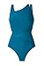 Miraclesuit Women's Swimwear Network Azura One Piece Underwire Mesh Inset Control Swimsuit, Aegean, 10