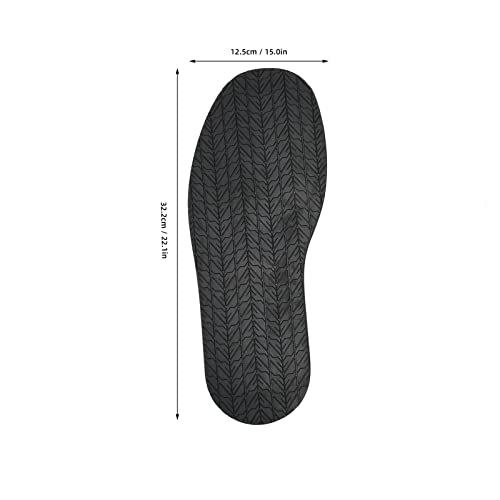 Suole Complete, 1 Paio di Suole Complete 12,8 Pollici di Lunghezza 5,1 Pollici di Larghezza Suole Complete Antiscivolo Suola in Gomma per Scarpe con Riduzione del Rumore per la
